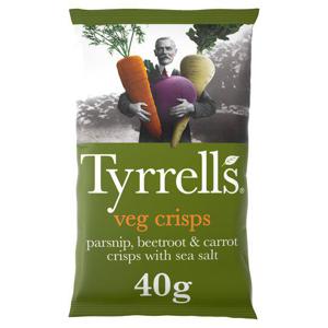 Tyrrells Mixed Root Vegetable Crisps 40G