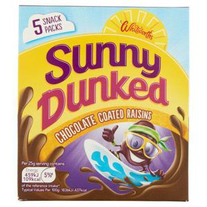 Sunny Raisin Chocolate Multipack 5X25g