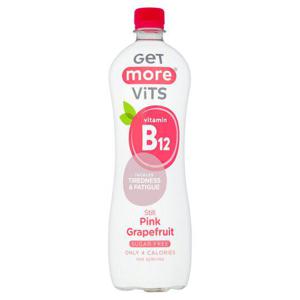 Get More Vitamins B12 Pink Grapefruit Sugar Free Still 1L