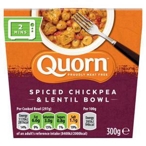 Quorn Spiced Chickpea &Lentil Bowl 300G