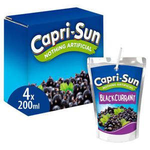 Capri Sun Blackcurrant Juice Drink 4 X 200Ml