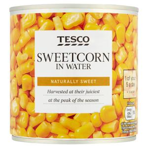 Tesco Naturally SWT S/CORN 325g