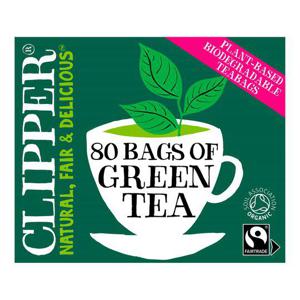 Clipper Organic Fair Trade Pure Green Tea 80S 160G