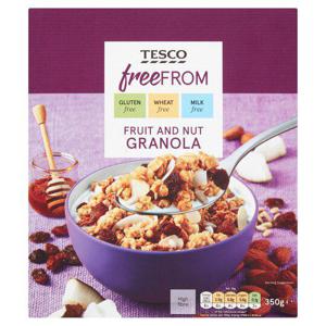 Tesco Free From Fruit & Nut Granola 350G