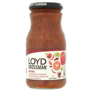 Loyd Grossman Sweet Tomato Bhuna Curry Sauce 350G