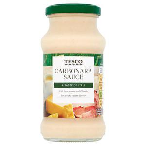 Tesco Carbonara Sauce 340G