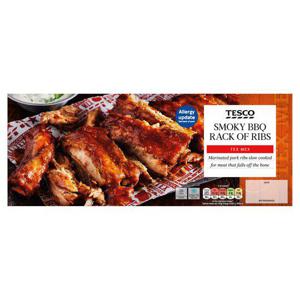 Tesco Tex Mex Smoky Bbq Rib Rack 460G