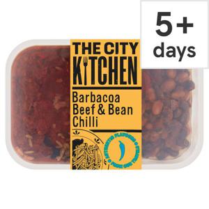 The City Kitchen Barbacoa Beef & Bean Chilli 380G