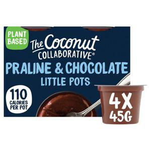 The Coconut Collaborative Praline & Chocolate Little Pots 4X45g