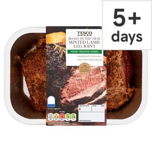 Tesco Roast In Tray Minted Lamb Leg Joint 511G