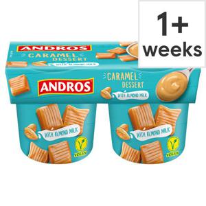 Andros Caramel Dessert With Almond Milk 2 X 120G