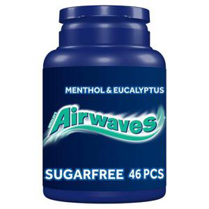 Airwaves Menthol & Eucalyptus Gum Bottle 46 Pieces