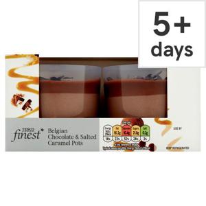 T,Fin* 2 Chocolate & Salted Caramel Pots 200G