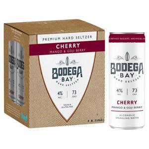 Bodega Bay Seltzer Cherry Mango & Goji 4X250ml