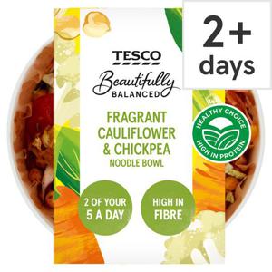 Tesco Beautifully Balanced Cauliflower & Chickpea Noodle Bowl 380G