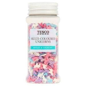 Tesco Multi Colourd Unicorn Sprinkles 45G