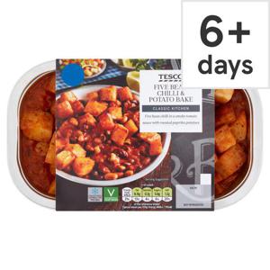 Tesco Five Bean Chilli And Potato Bake 800G