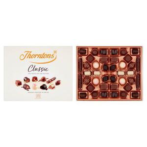 Thorntons Classic Collection Of Milk, Dark & White Chocolate 449G