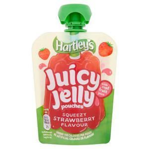 Hartleys Juicy Jelly Pouch Strawberry 90G