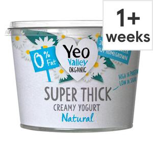 Yeo Valley Organic Super Thick 0% Natural Yogurt 450G