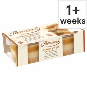 Thorntons Creamy Caramel Cheesecake 2 X 100G