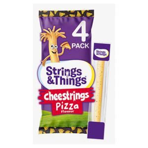 Strings & Things Cheestrings Pizza 4 Pack 80G