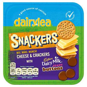 Dairylea Snackers Cheese & Crackers & Buttons 64.2G