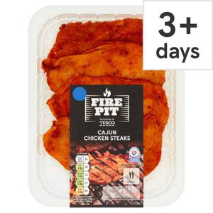 Tesco Fire Pit Cajun Chicken Steaks 300G