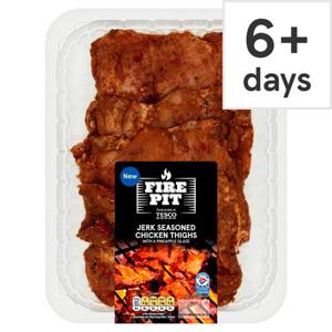 Tesco Fire Pit Jerk Seasoned Chicken Thighs 400G