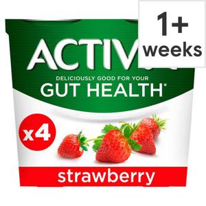 Activia Strawberry Yogurt 4X115g