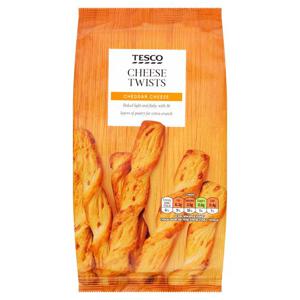 TESCO CHEESE TWISTS 125G