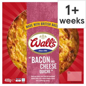 Wall's Cheese & Bacon Quiche 400G