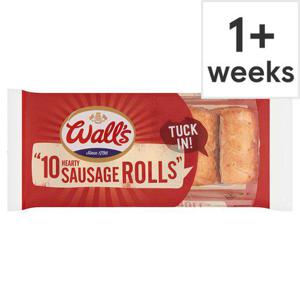 Wall's 10 Hearty Sausage Rolls 550G