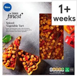 Tesco Finest Spiced Vegetable Tart 400G