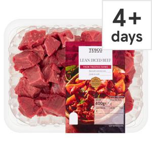 Tesco Lean Diced Beef 400G