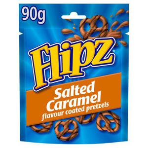 Flipz Salted Caramel Chocolate Pretzels 90G