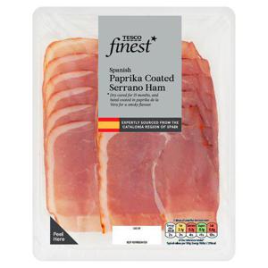 Tesco Finest Spanish Paprika Serrano Ham 80G