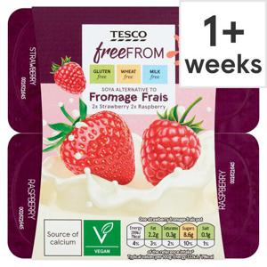 Tesco Free From Raspberry Strawberry Soya Alternative 4X90g