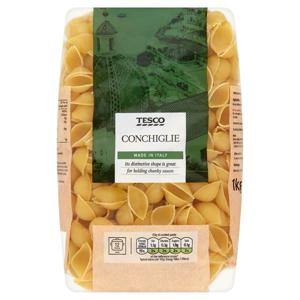 TESCO CONCHIGLIE PASTA SHELLS 1KG