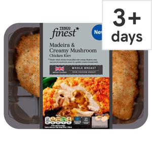 Tesco Finest Maderia & Creamy Mushroom Chicken Kiev 385G