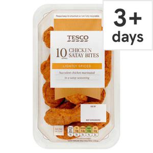 Tesco 10 Chicken Satay Bites 120G