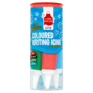 Cake Decor Coloured Writing Icing 76G