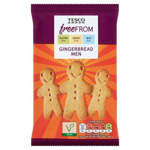 Tesco Free From Gingerbread Men 154G