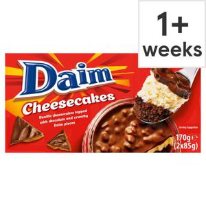 Daim Cheesecakes 2 X 85G