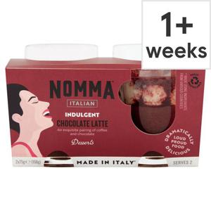 Nomma Italian Chocolate Latte Desserts 2 X 75G