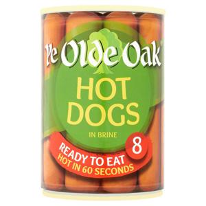 YE OLDE OAK 8 HOT DOGS 400G