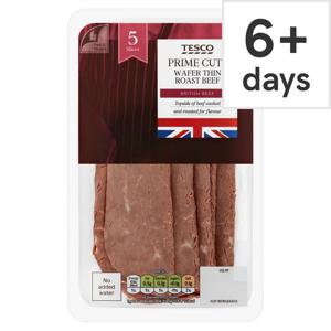 Tesco British Prime Cuts Wafer Thin Roast Beef 100G