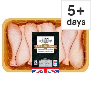 Tesco Room To Roam British Chicken Drumsticks 1Kg