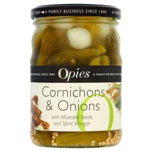 Opies Cornichons & Onions 350G