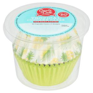 Create A Cake Classic Tropical Cupcake Cases 50